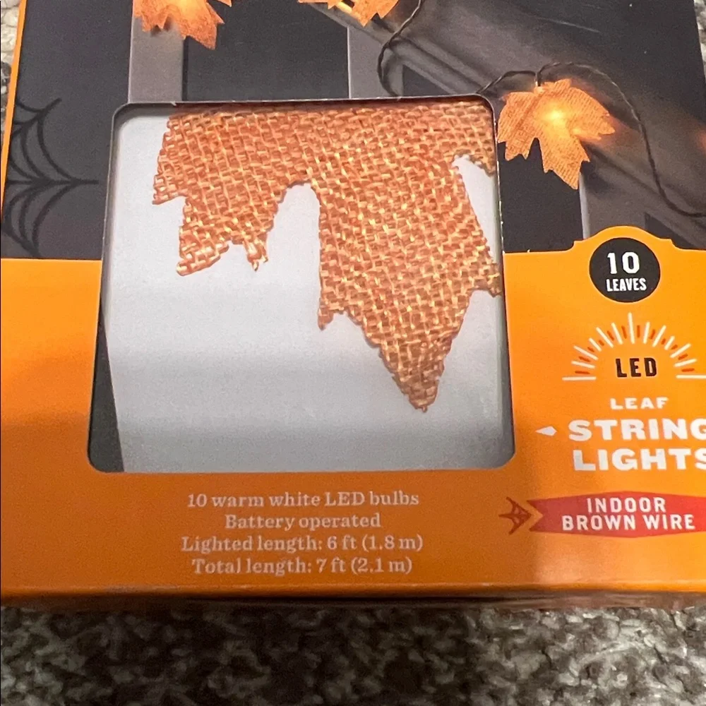 Target Hyde and Eek! LED leaf string lights, NEW!